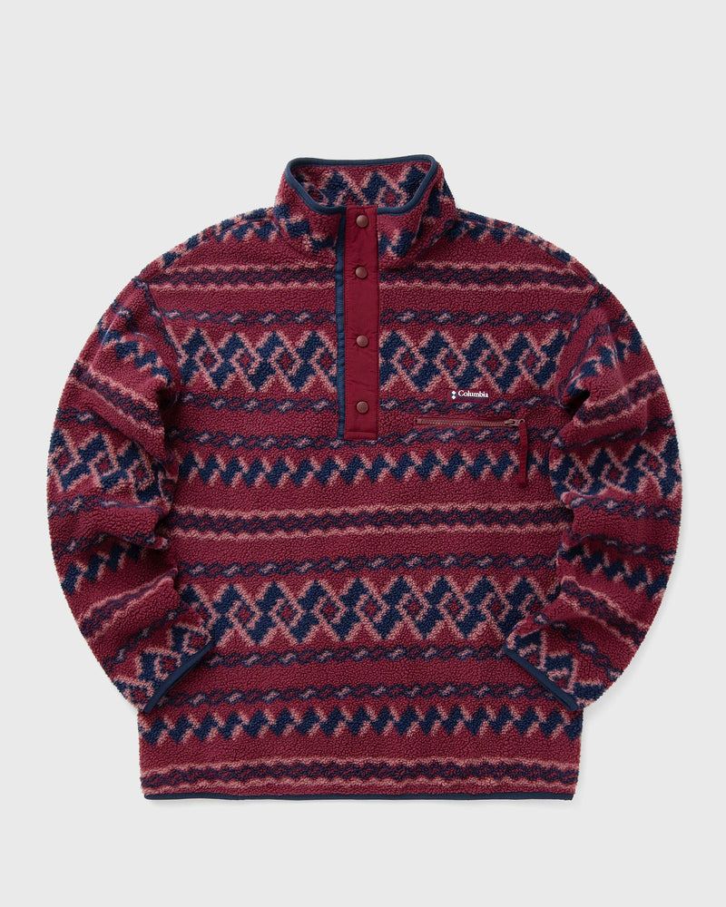 Columbia Helvetia II Printed Half Snap Fleece red