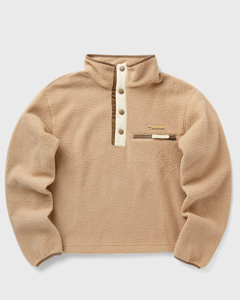 Columbia Helvetia II Cropped Half Snap Fleece brown