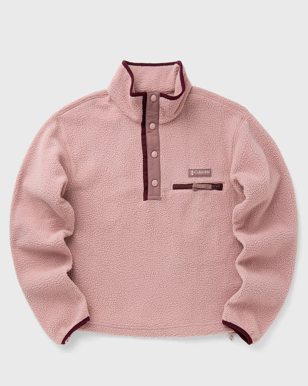 Columbia Helvetia II Cropped Half Snap Fleece pink