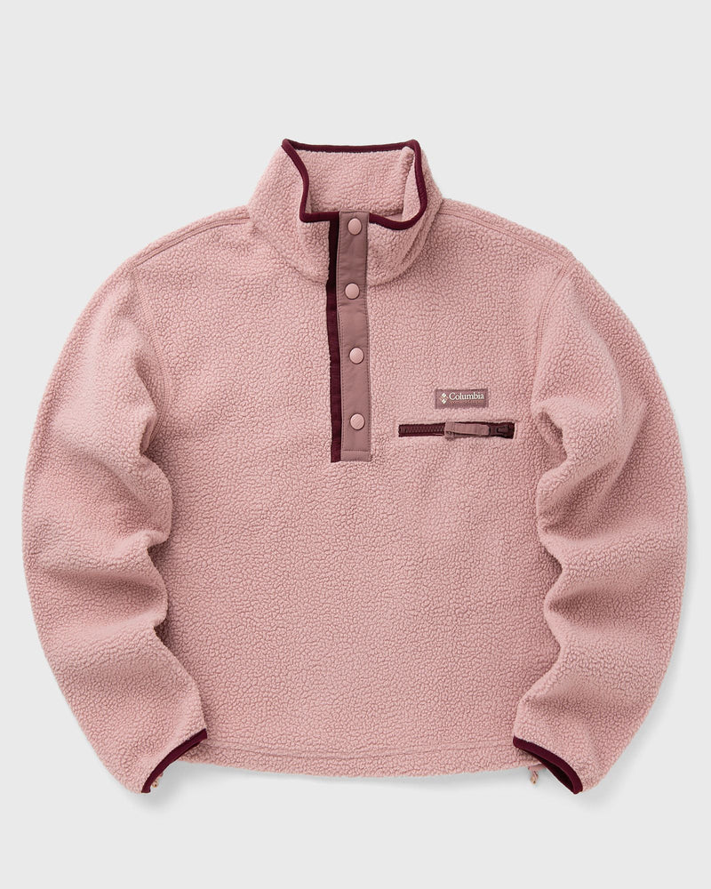 Columbia Helvetia II Cropped Half Snap Fleece pink