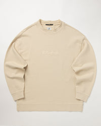 C.p. Company Crewneck Sweatshirt Beige