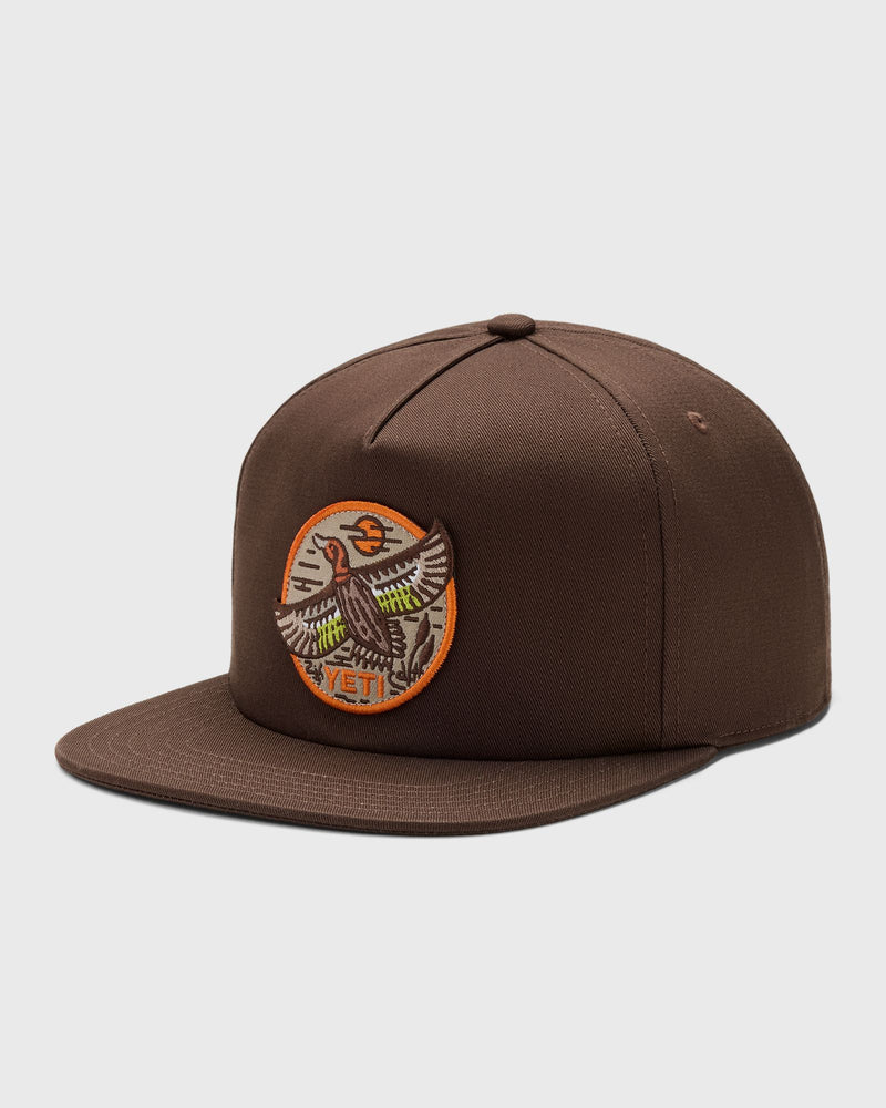 Yeti BFTW DUCK FLAT BRIM HAT brown