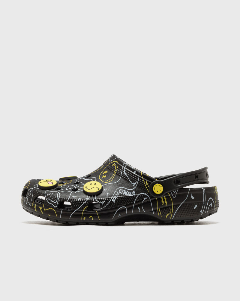 Crocs Smiley Classic Clog Mlt black