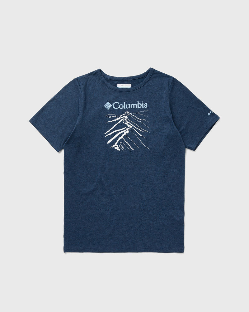 Columbia Tech Trail Short Sleeve Graphic Shirt blue