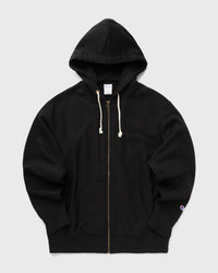 Champion Full Zip Hoodie Sweatshirt black