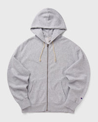Champion Full Zip Hoodie Sweatshirt Grey