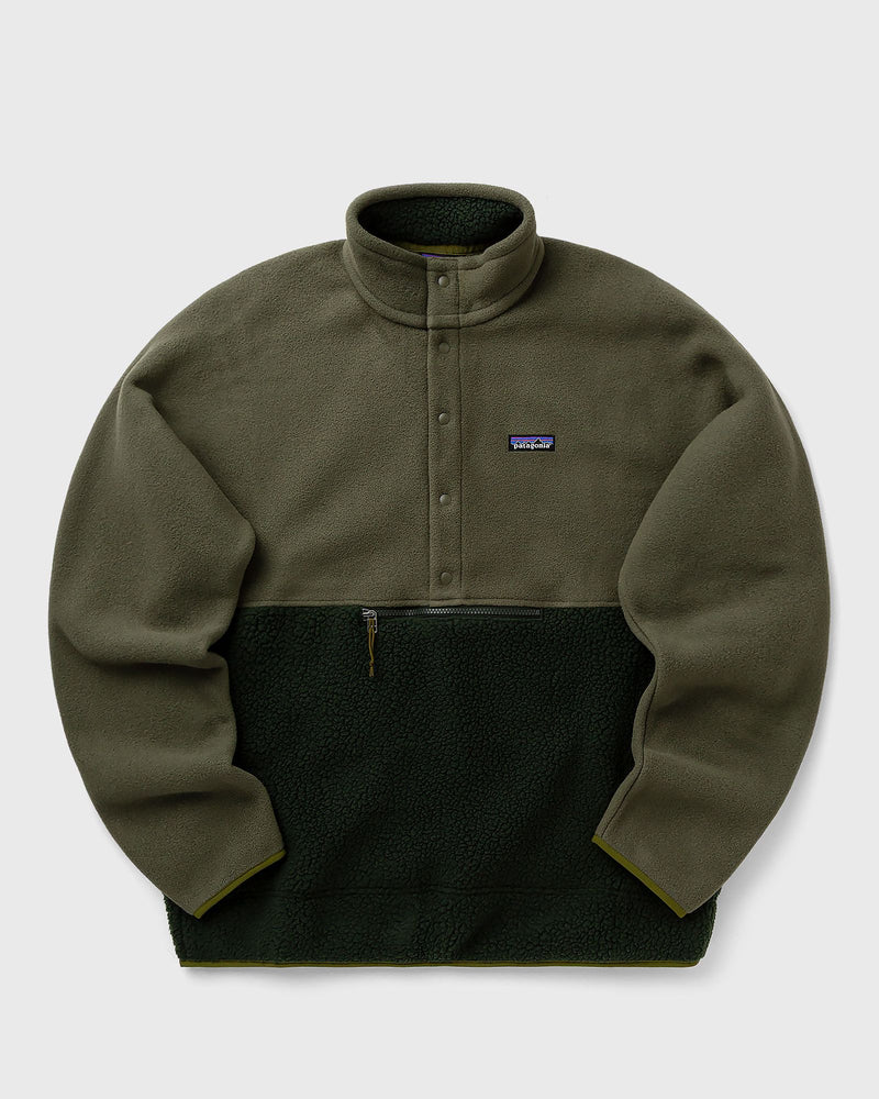 Patagonia Retro Pile Half-Snap Pullover green