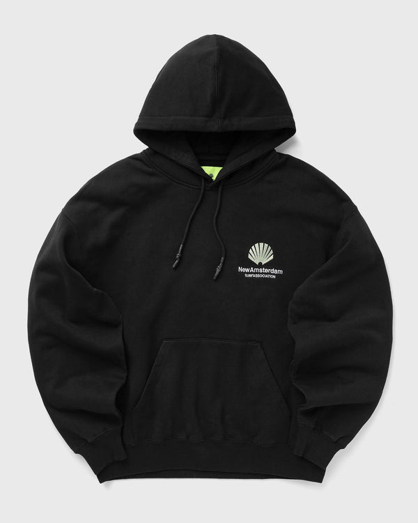 New Amsterdam LOGO HOODIE BLACK/ALMOST AQUA HOODIE black