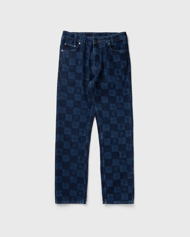 Daily Paper KIBO CHECK JACQUARD JEANS blue