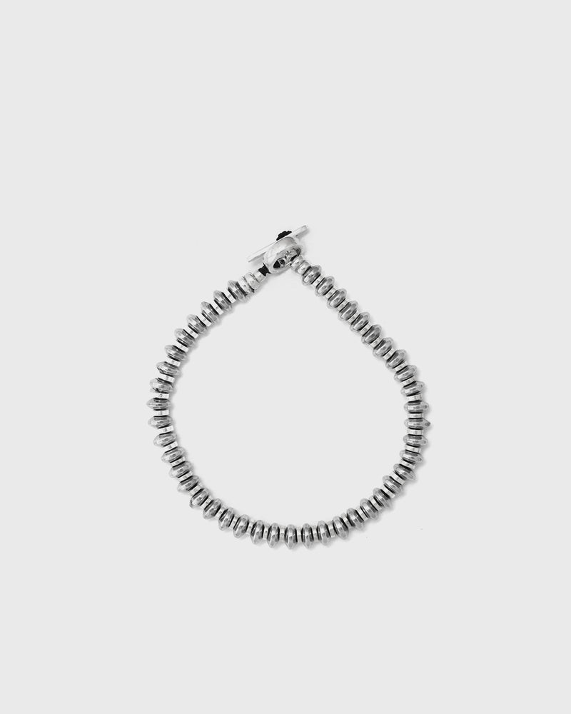 Mikia Hematite Roundel Silver