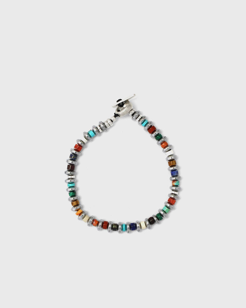 Mikia Hematite Roundel multi