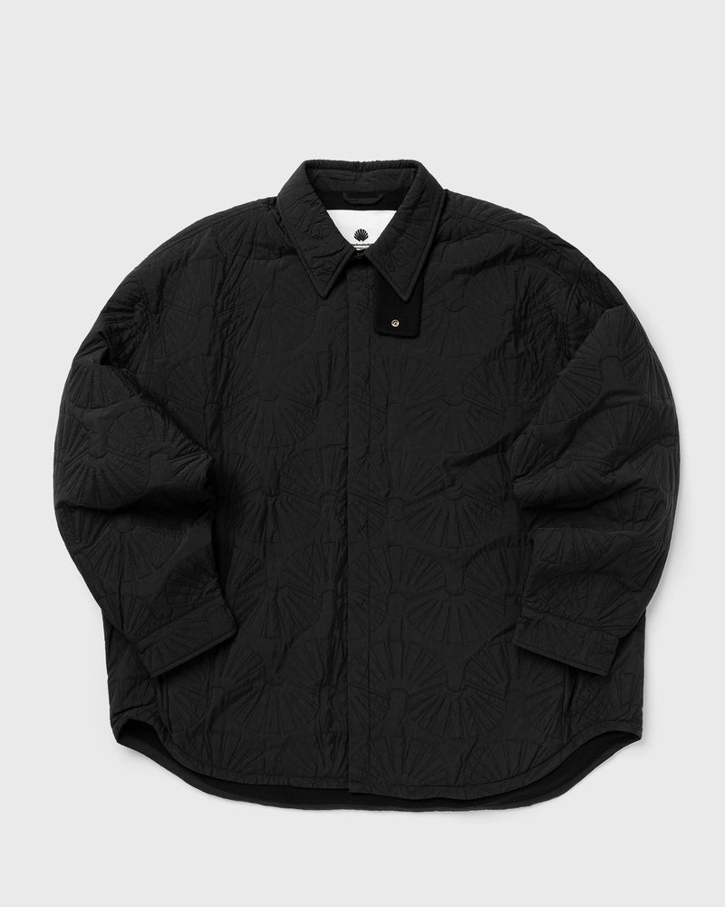 New Amsterdam Quilted Overshirt black