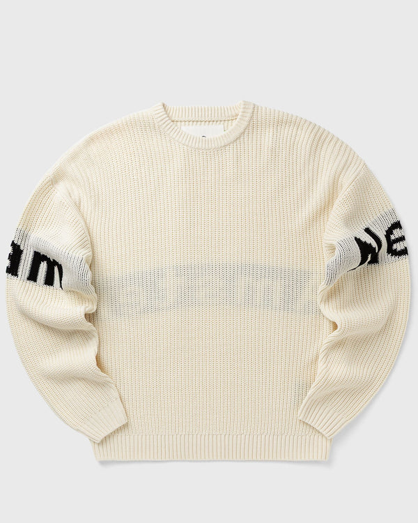 New Amsterdam NAME CREW KNIT white