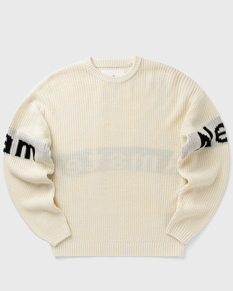 New Amsterdam NAME CREW KNIT white