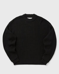 New Amsterdam LOGO KNIT RAW EDGE black