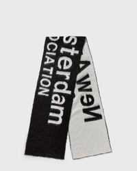 New Amsterdam Fuzzy NAME Scarf black