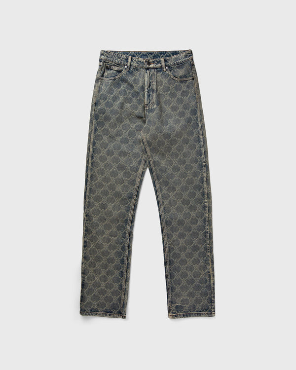 Daily Paper Shield laser washed jeans blue