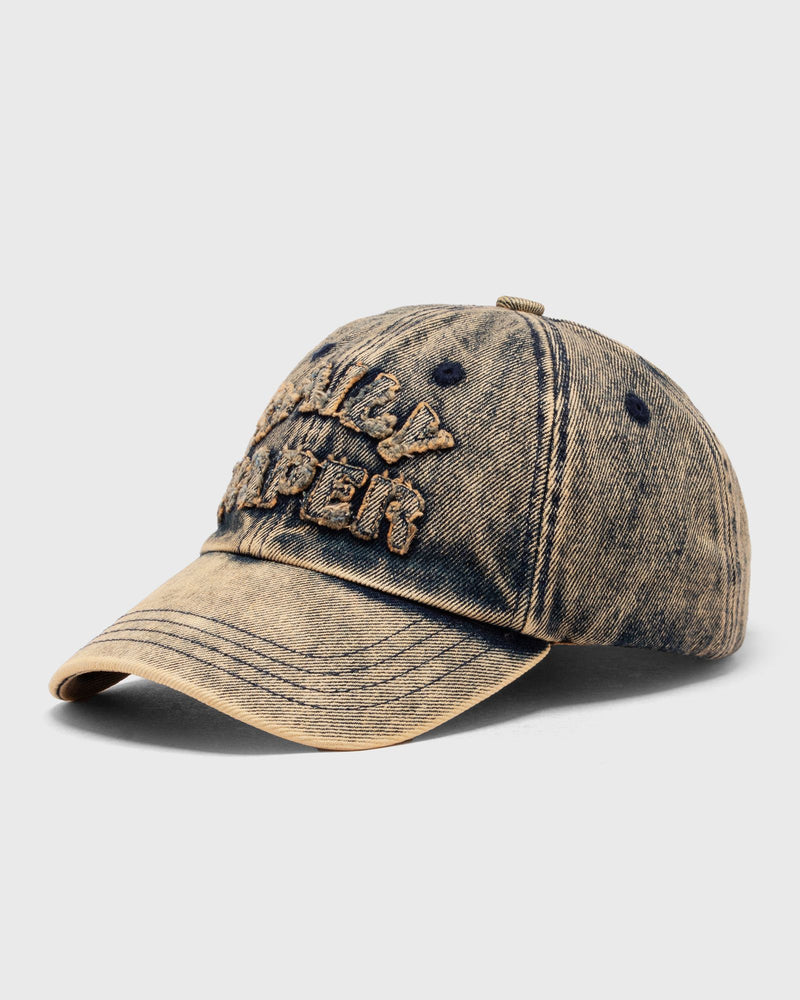 Daily Paper Dias arch stack denim cap brown