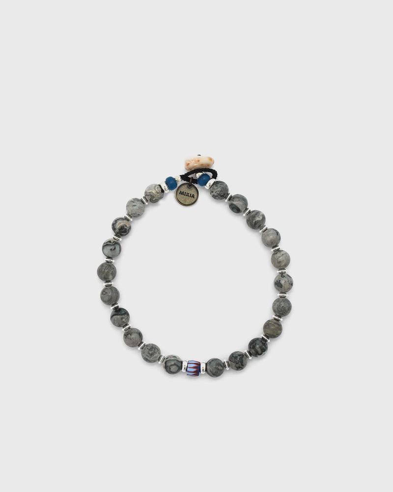Mikia Stone Bracelet 6mm grey