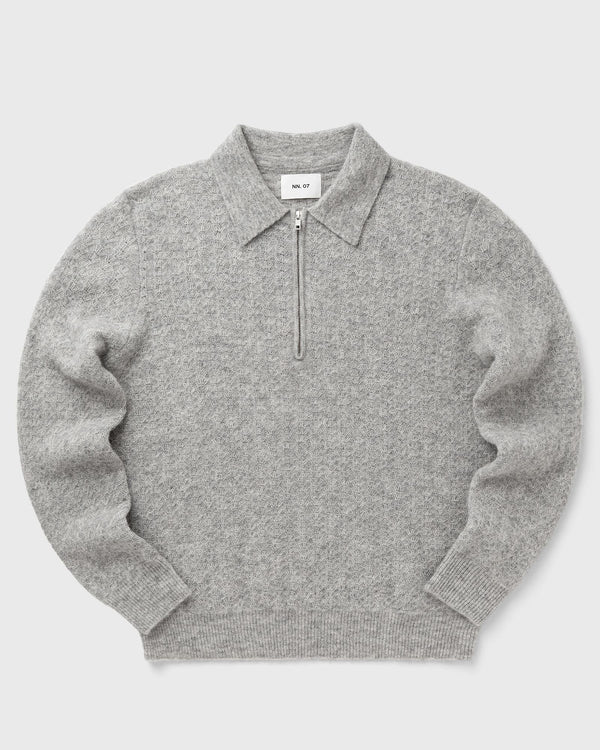 NN.07 Alfie Zip Polo grey