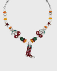 Twojeys Summer Boot Necklace multi