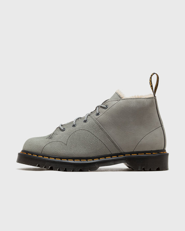 Dr.Martens Church Mid Grey Nubuck Shoulder+Nubuck Pebble Emboss