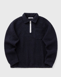 Edmmond Studios Unconventional Zip Polo Blue