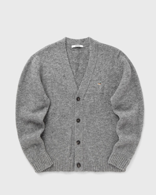 Edmmond Studios DUCK PATCH CARDIGAN grey
