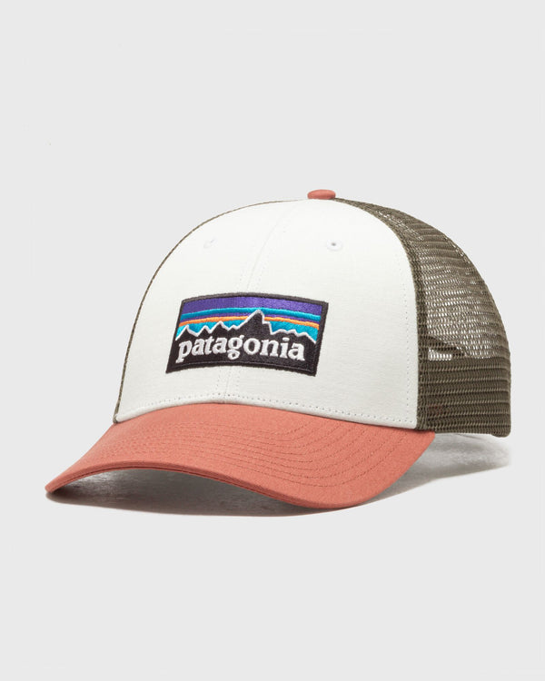 Patagonia P-6 Logo LoPro Trucker Hat white