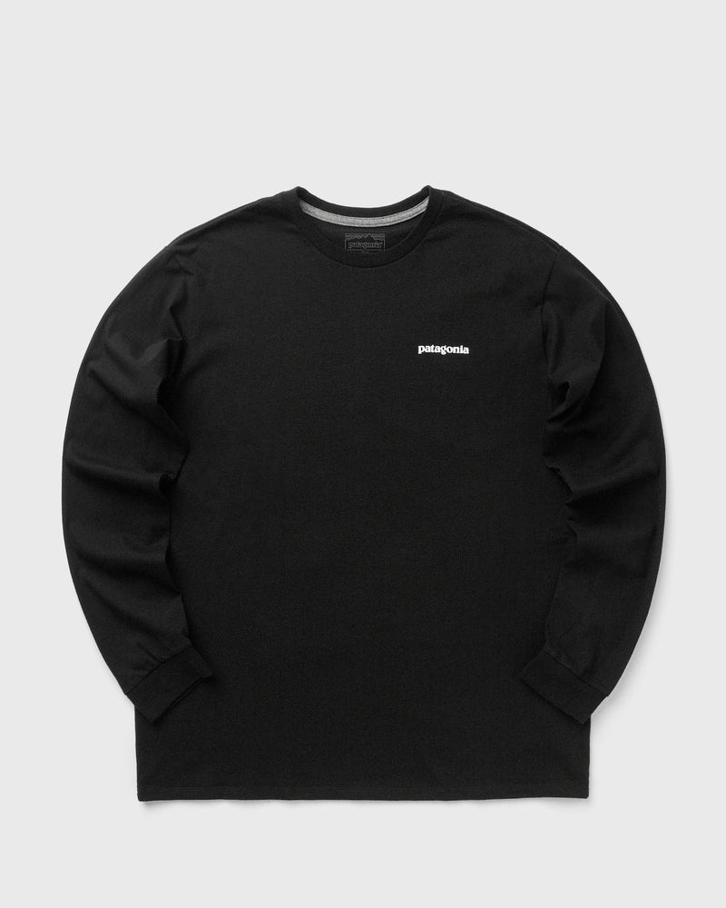 Patagonia Long-Sleeved P-6 Logo Responsibili-Tee black