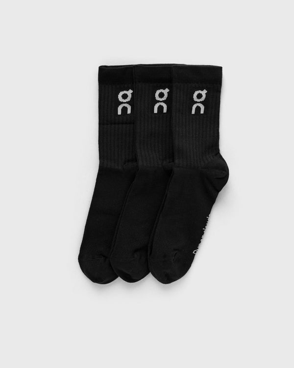 On Logo Sock 3-Pack black