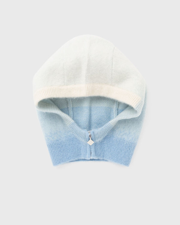 Casablanca GRADIENT FLUFFY BALACLAVA blue