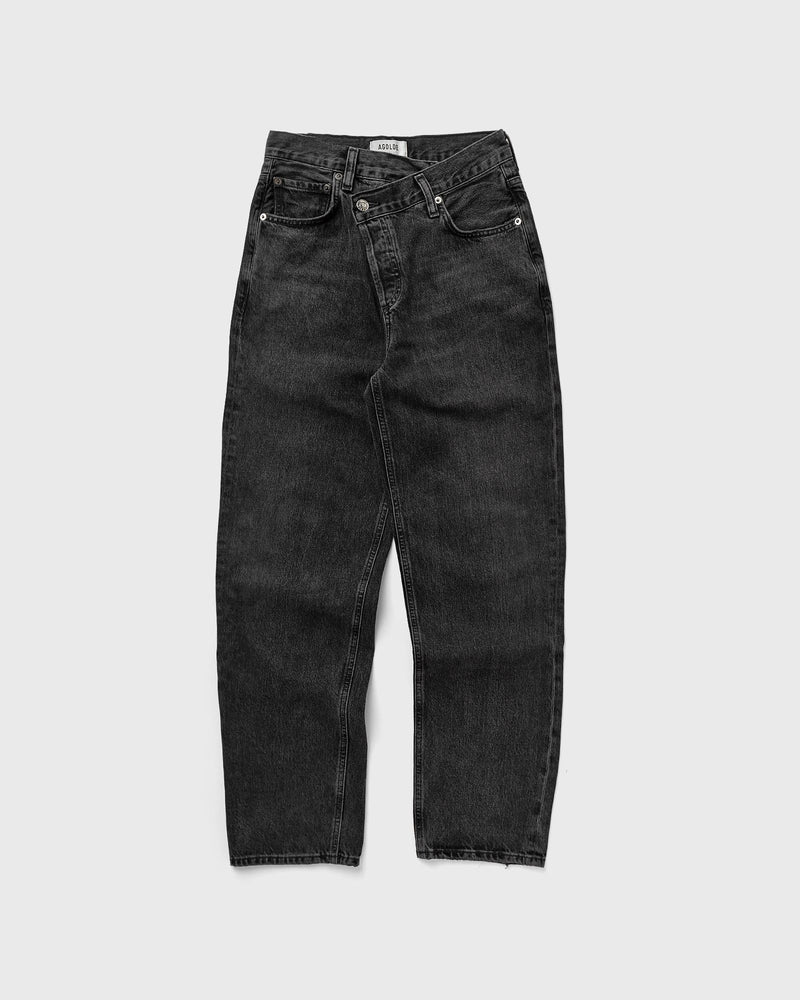 Agolde WMNS Criss Cross Jean In Shambles (organic Cotton) black