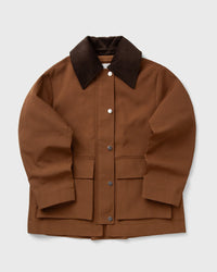 Ganni Heavy Twill Jacket Brown