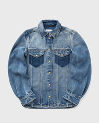 Ganni Light Weight Denim Shirt Blue