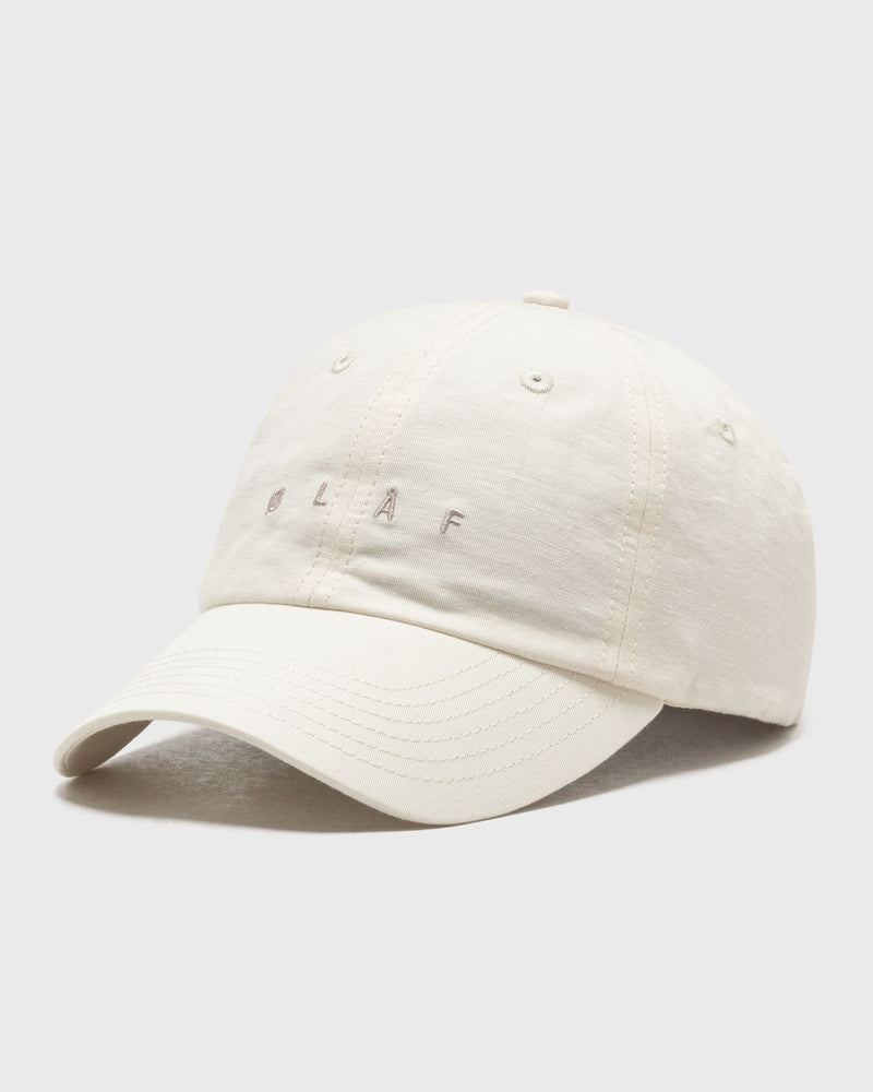 LF COTTON LINEN CAP white