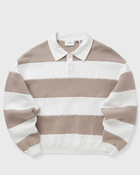 Axel Arigato Shift Striped Sweatshirt White|Beige