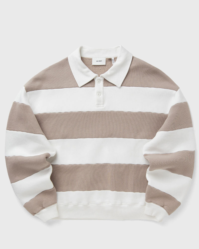 Axel Arigato Shift Striped Sweatshirt White|Beige