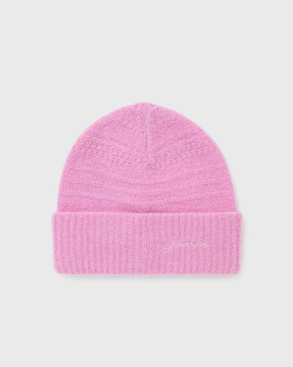 Ganni Soft Wool Beanie pink