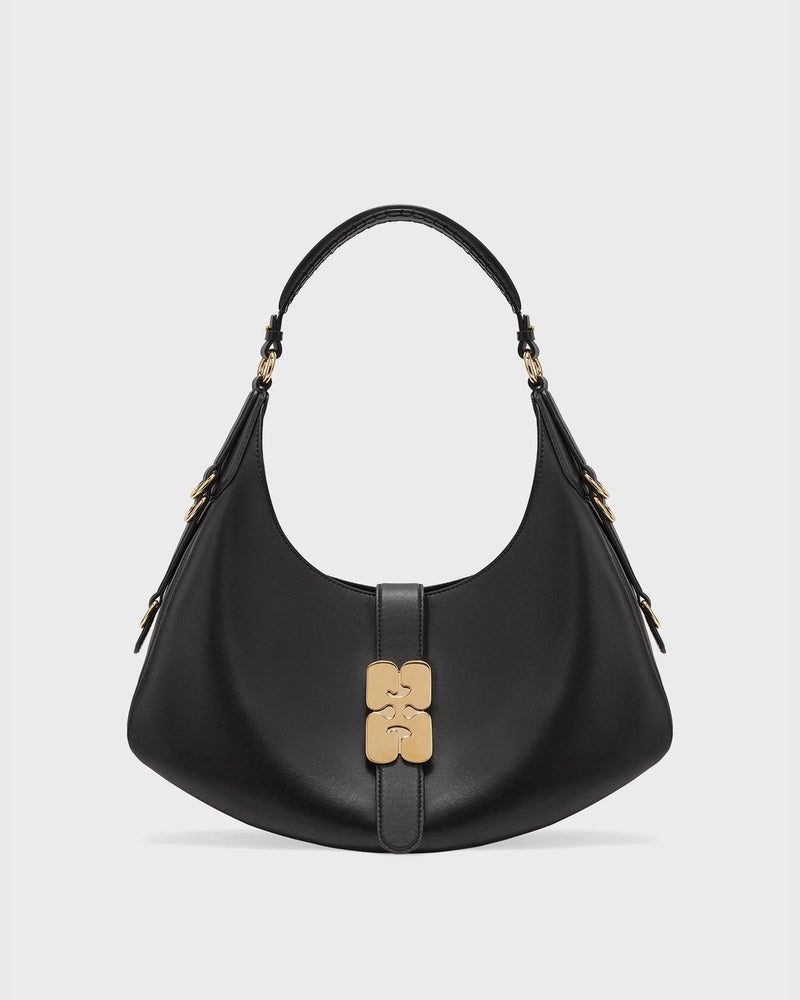 Ganni Kat Small Gold black