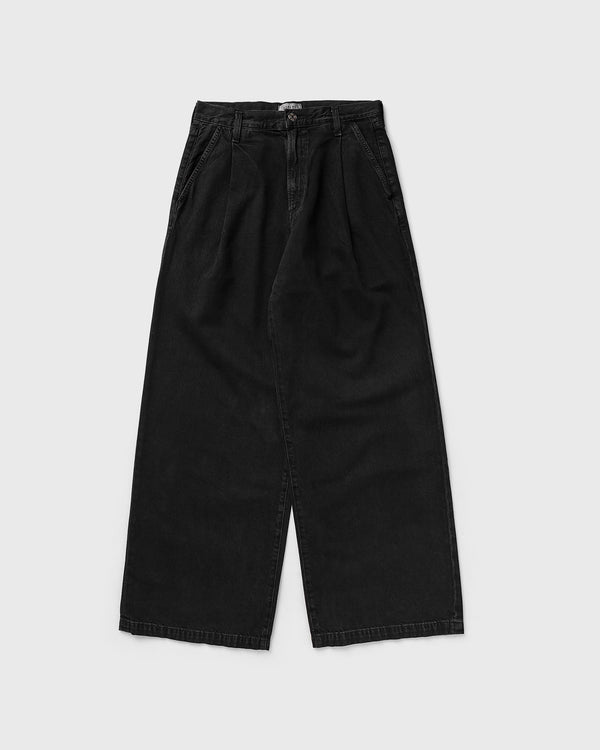 AGOLDE ELLIS TROUSER IN CRUSHED black