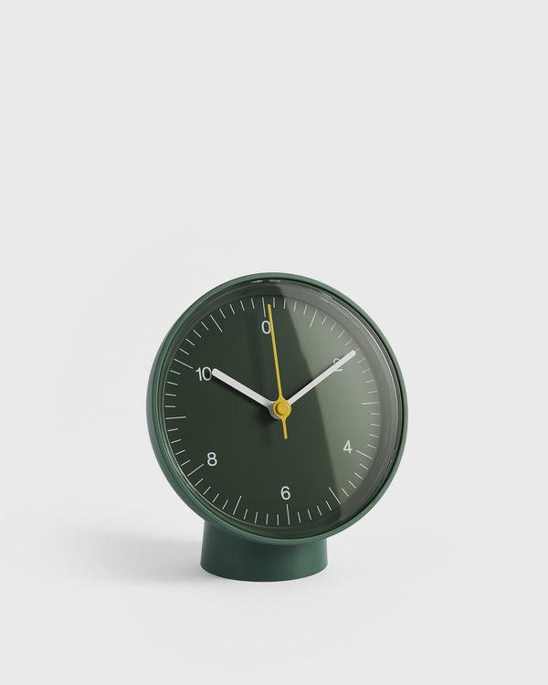 Hay Table Clock green