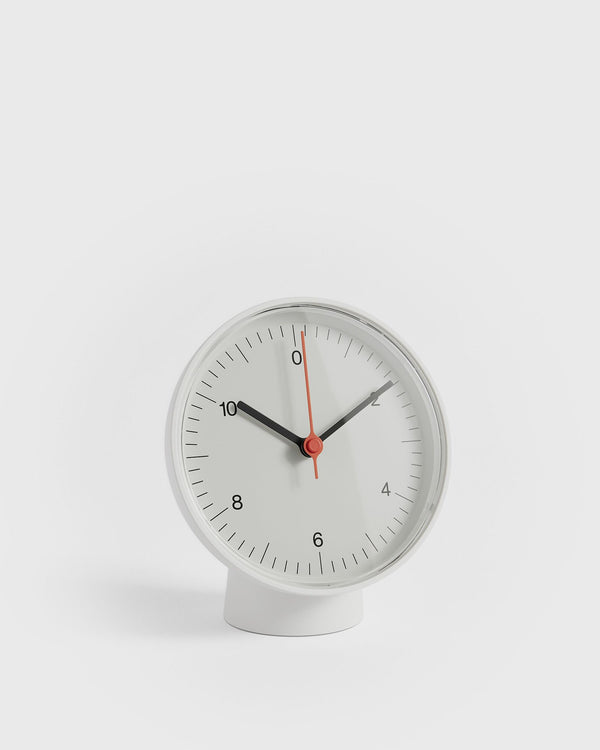 Hay Table Clock white