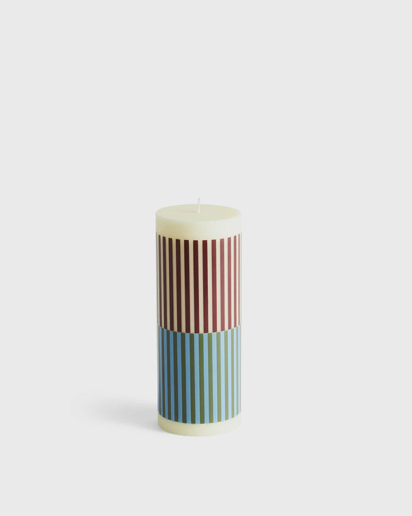 Hay Column Candle Medium