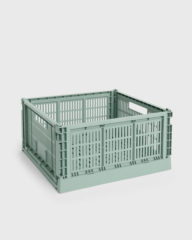 Hay Colour Crate-Large Square green