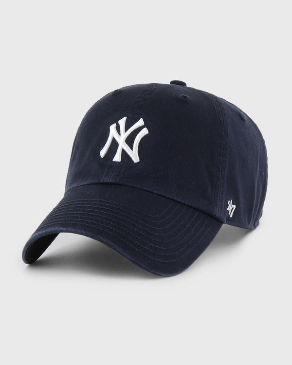 Sporty & Rich Yankees Serif Hat blue