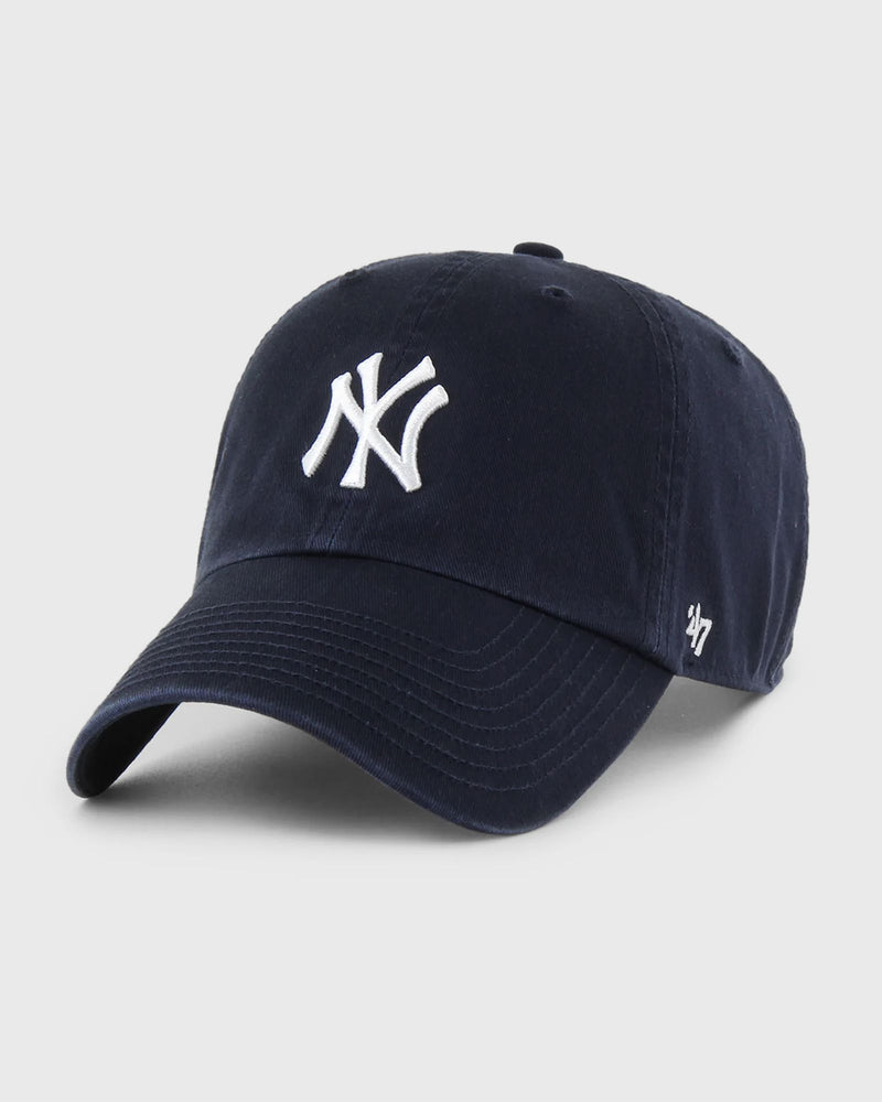 Sporty & Rich Yankees Serif Hat blue