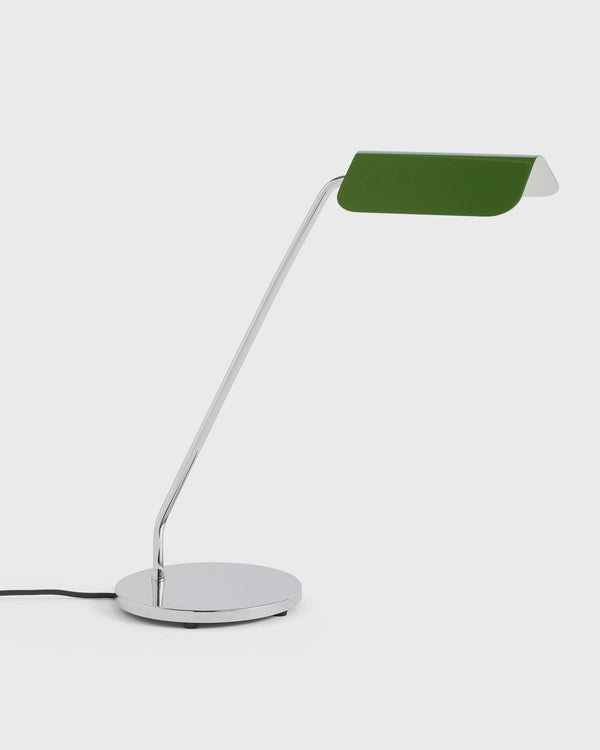 Hay Apex Desk Lamp - eu plug green|silver