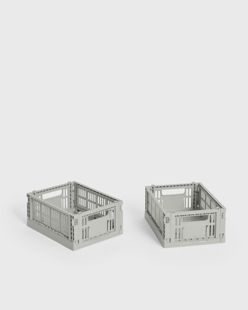 Hay Colour Crate Mini-Set of 2 grey
