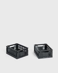 Hay Colour Crate Mini-set Of 2 black